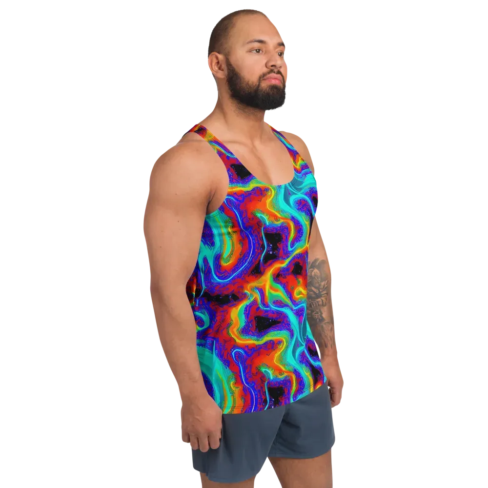 Sonic Waters on Men's Tank Top — Right Front