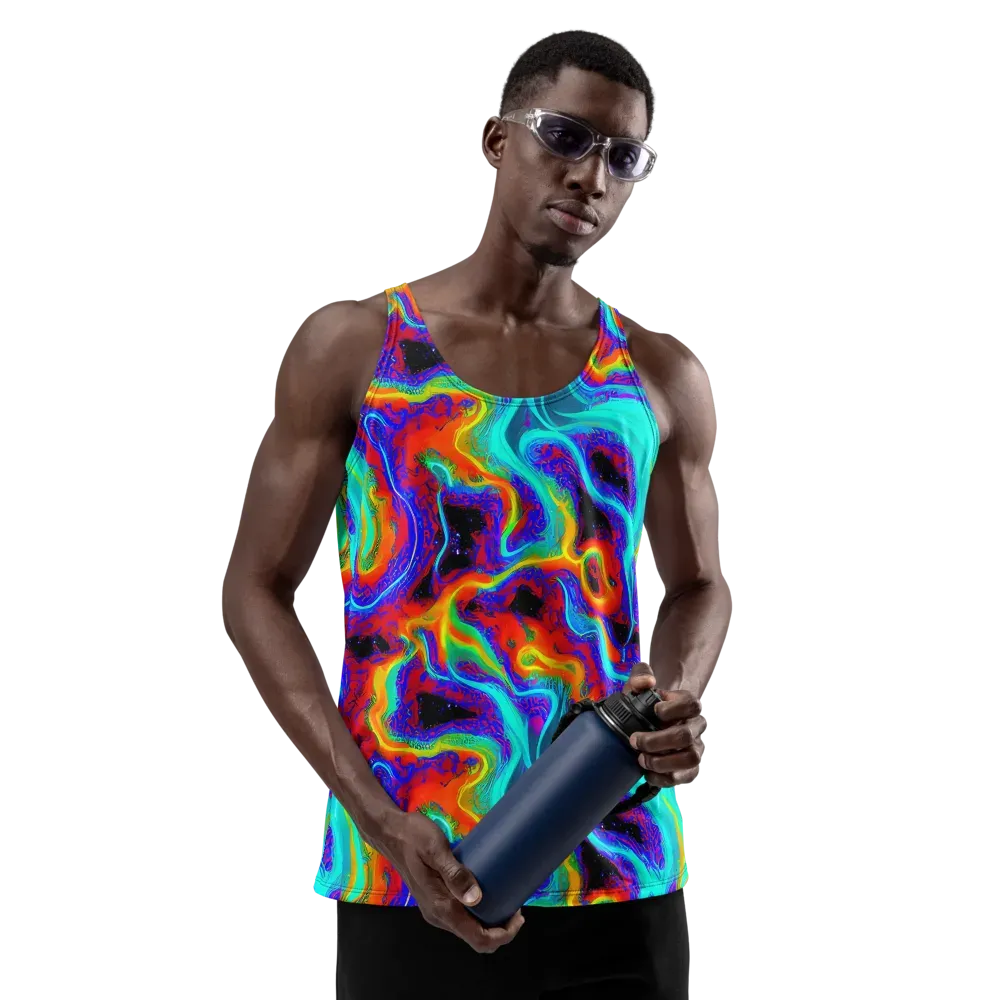 Sonic Waters on Men's Tank Top — Front