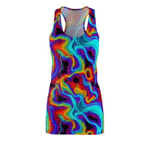 Sonic Waters on a Racerback Dress