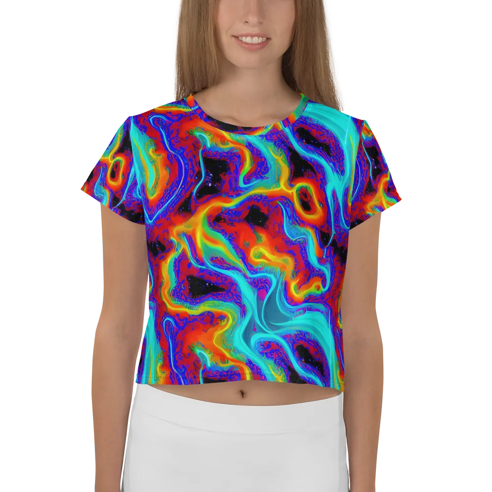 Sonic Waters on Crop Tee — Front