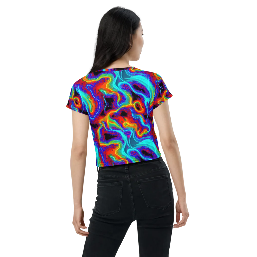 Sonic Waters on Crop Tee — Back