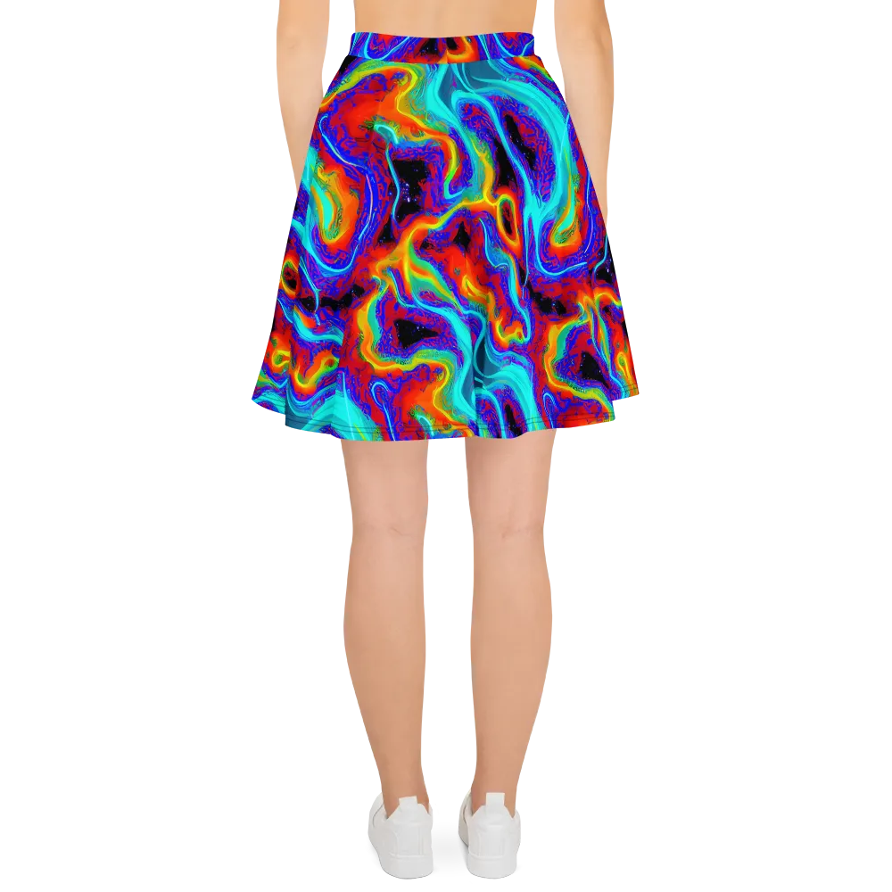 Sonic Waters on Skater Skirt — Back