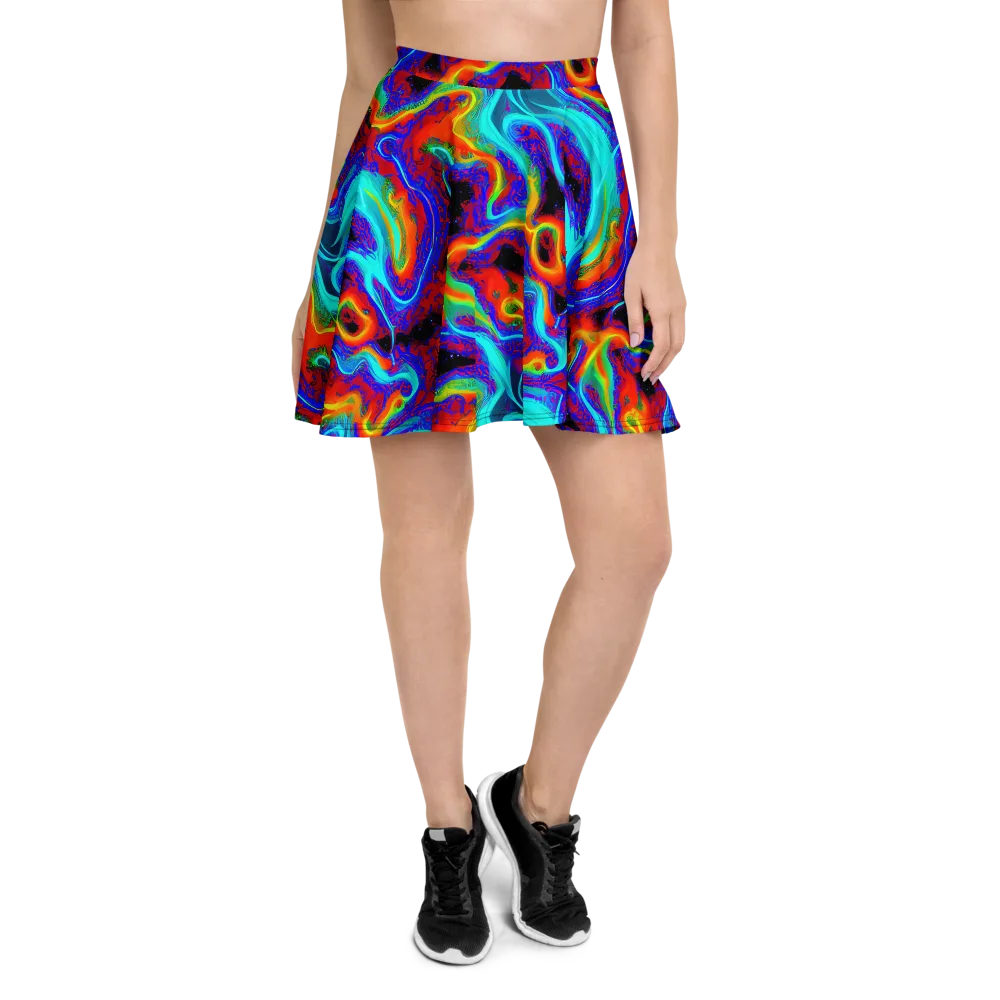 Sonic Waters on Skater Skirt — Front