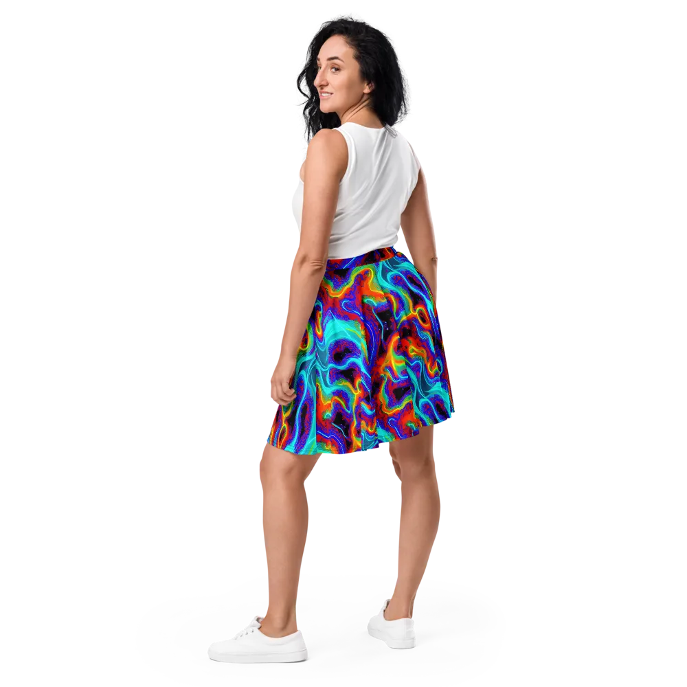 Sonic Waters on Skater Skirt — Back