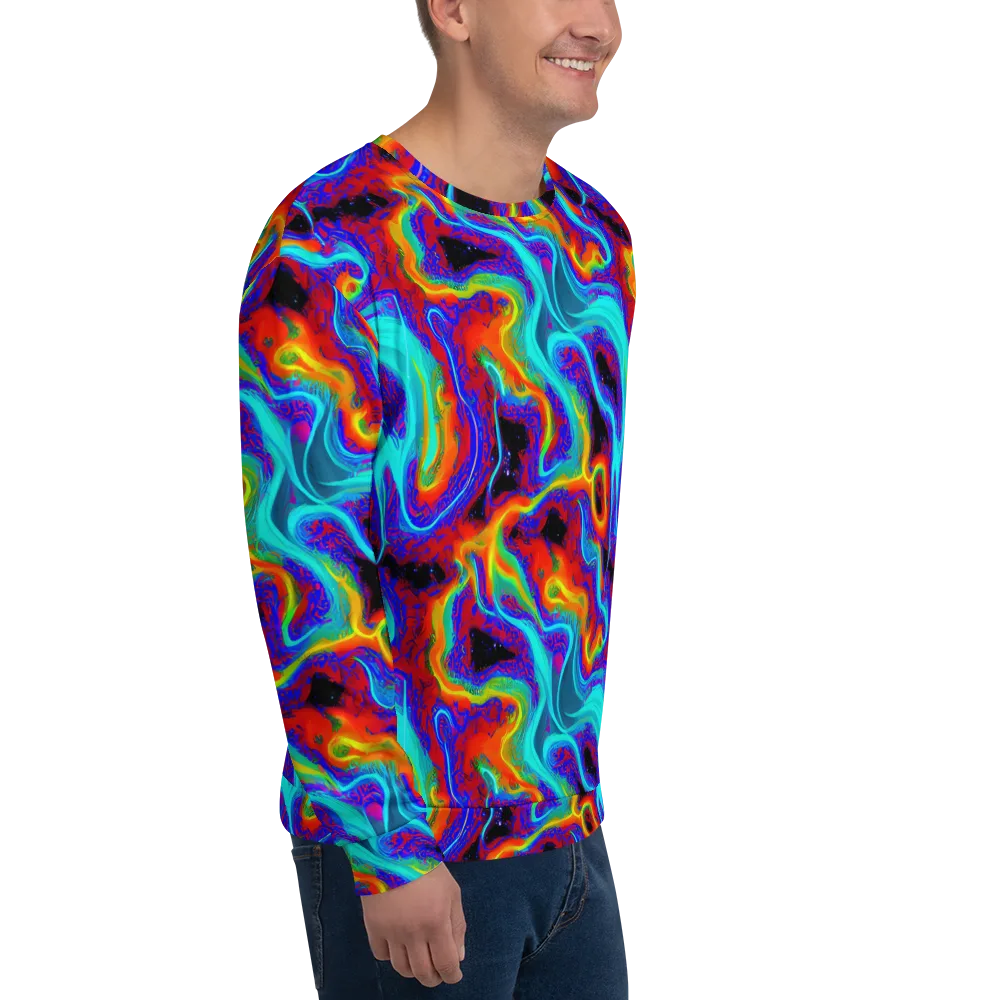 Sonic Waters on Sweatshirt — Right Front