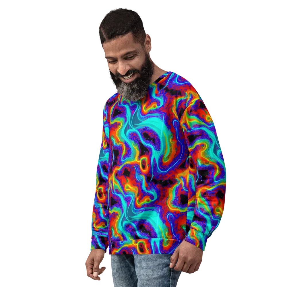 Sonic Waters on Sweatshirt — Left Front
