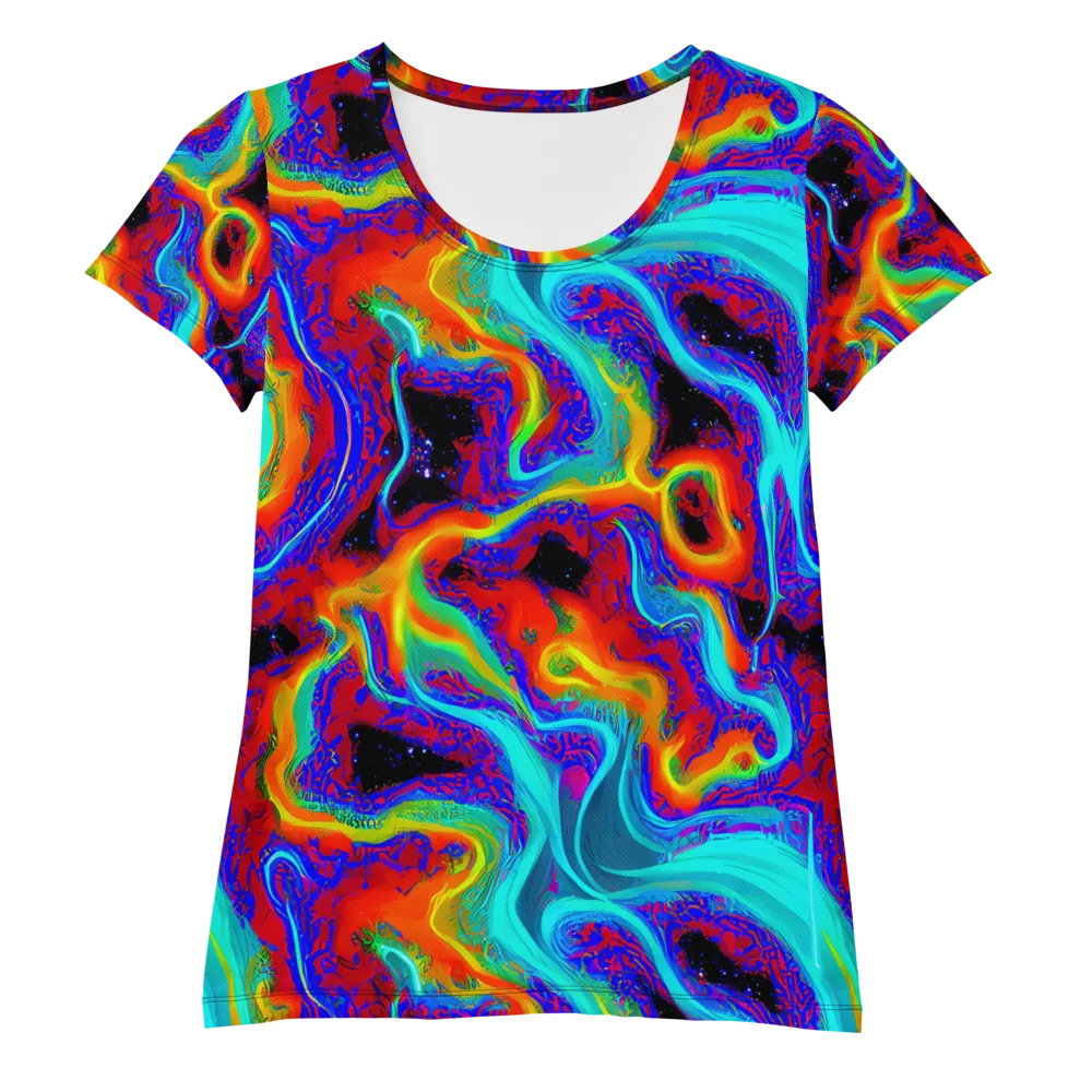 Sonic Waters on Women's Athletic T-Shirt — Front