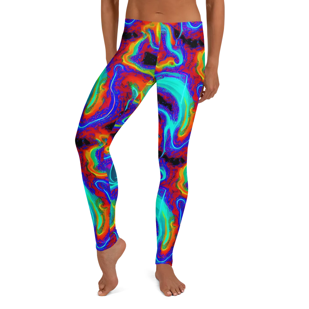 Sonic Waters on Leggings — Front