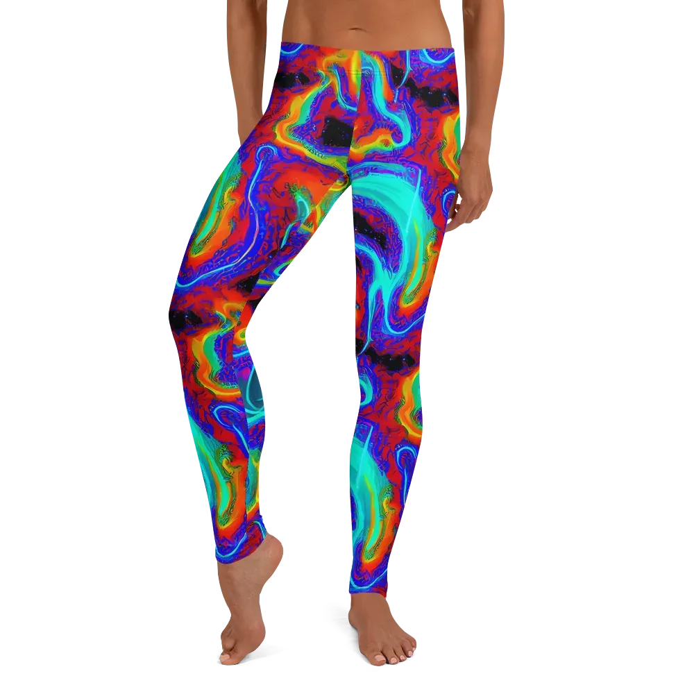 Sonic Waters on Leggings — Front