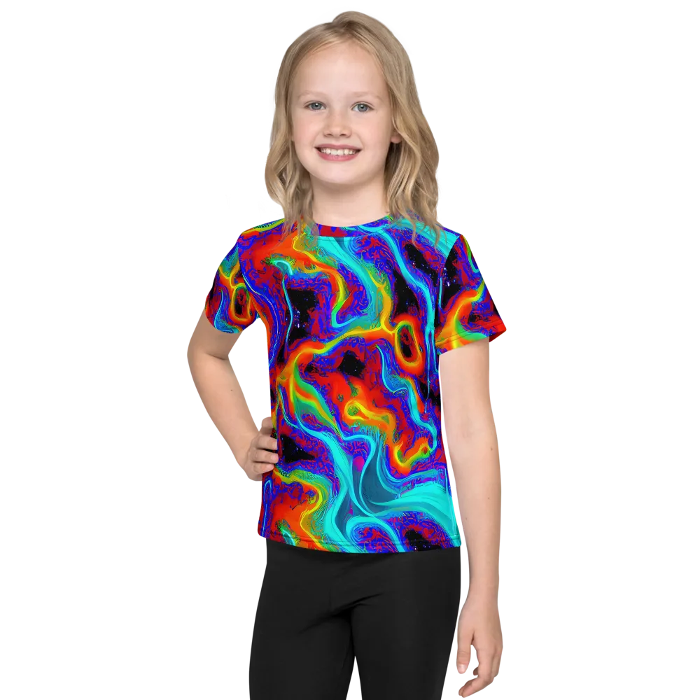 Sonic Waters on Kids Crew Neck T-Shirt — Front