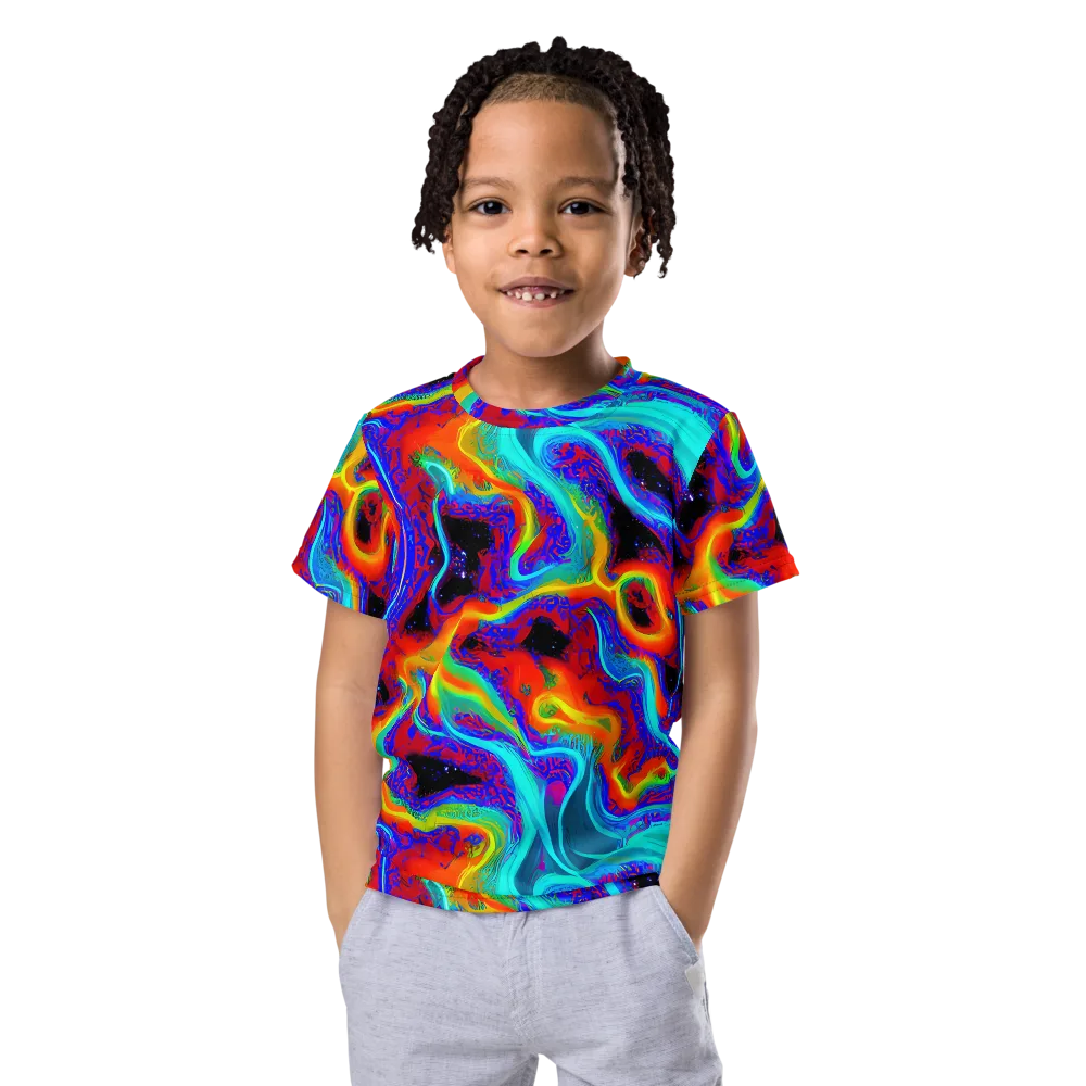 Sonic Waters on Kids Crew Neck T-Shirt — Front