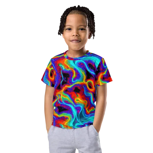Sonic Waters on a Kids Crew Neck T-Shirt