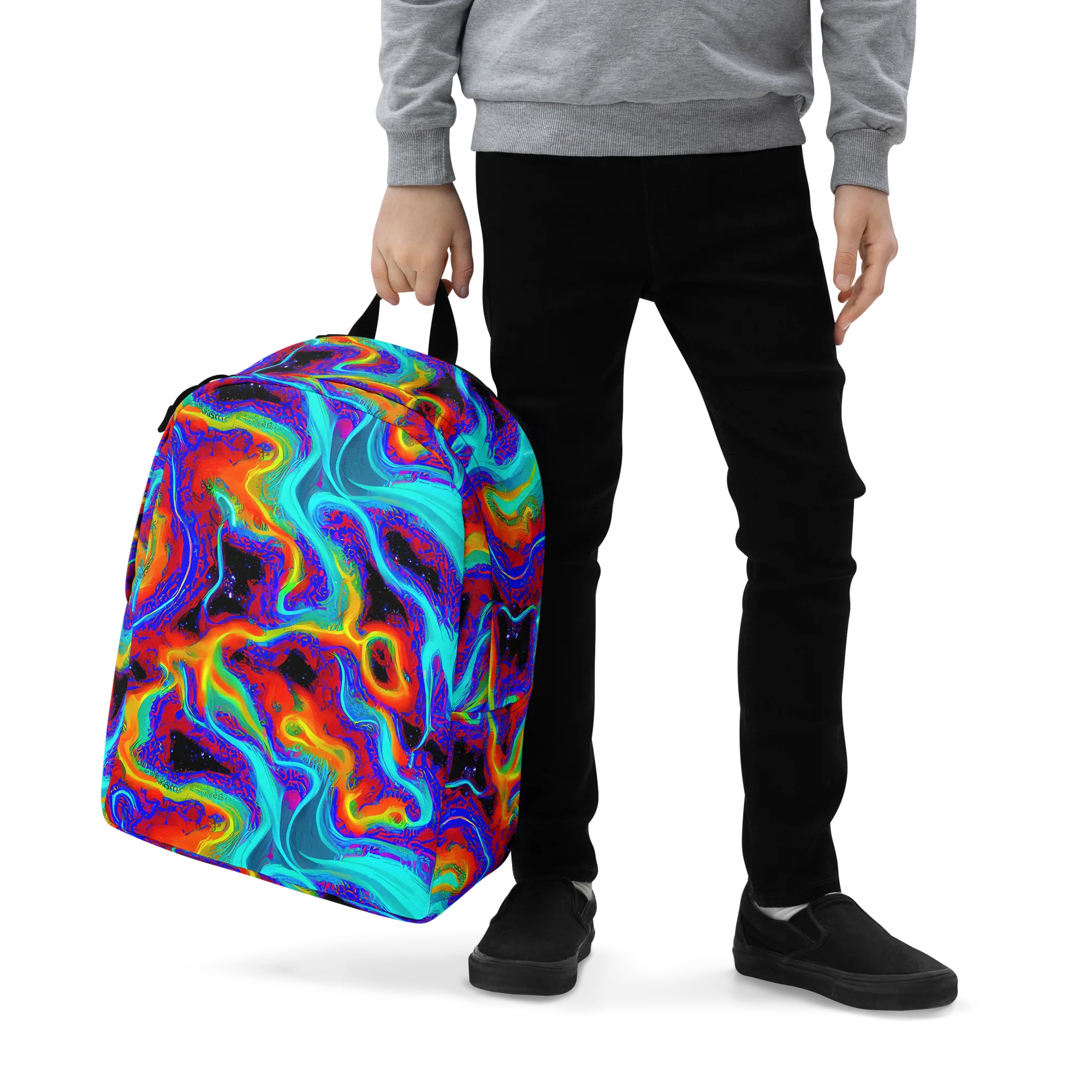 Sonic Waters on Minimalist Backpack — Zoomed-in