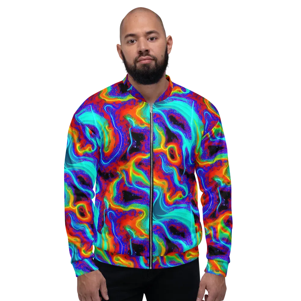 Sonic Waters on Bomber Jacket — Front