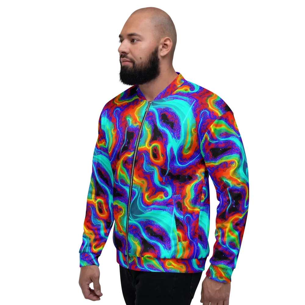Sonic Waters on Bomber Jacket — Left