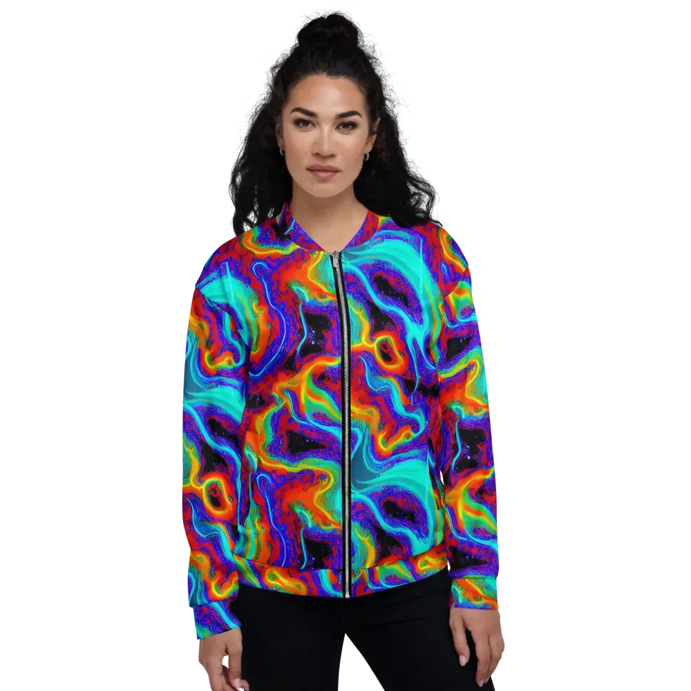 Sonic Waters on Bomber Jacket — Front