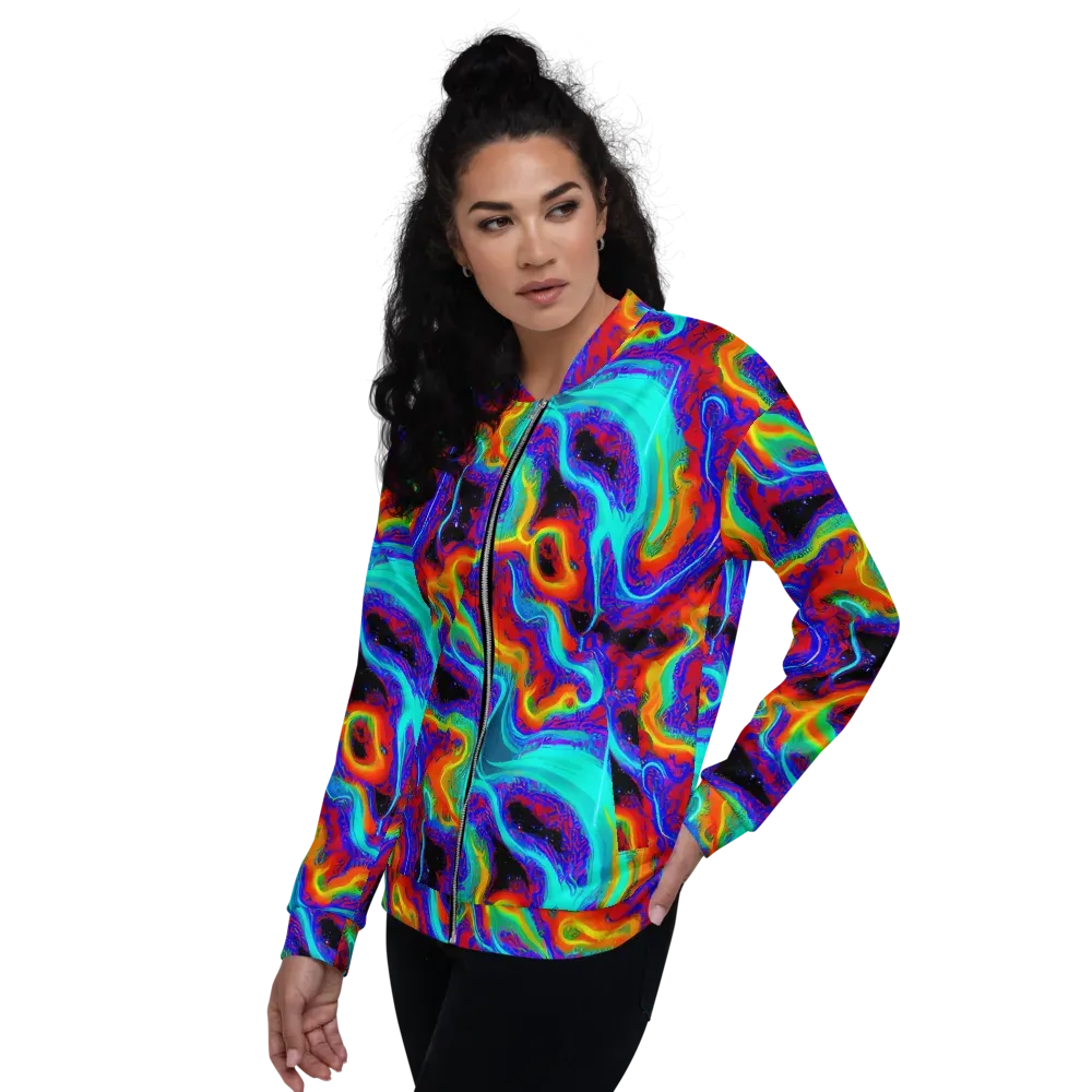 Sonic Waters on Bomber Jacket — Left