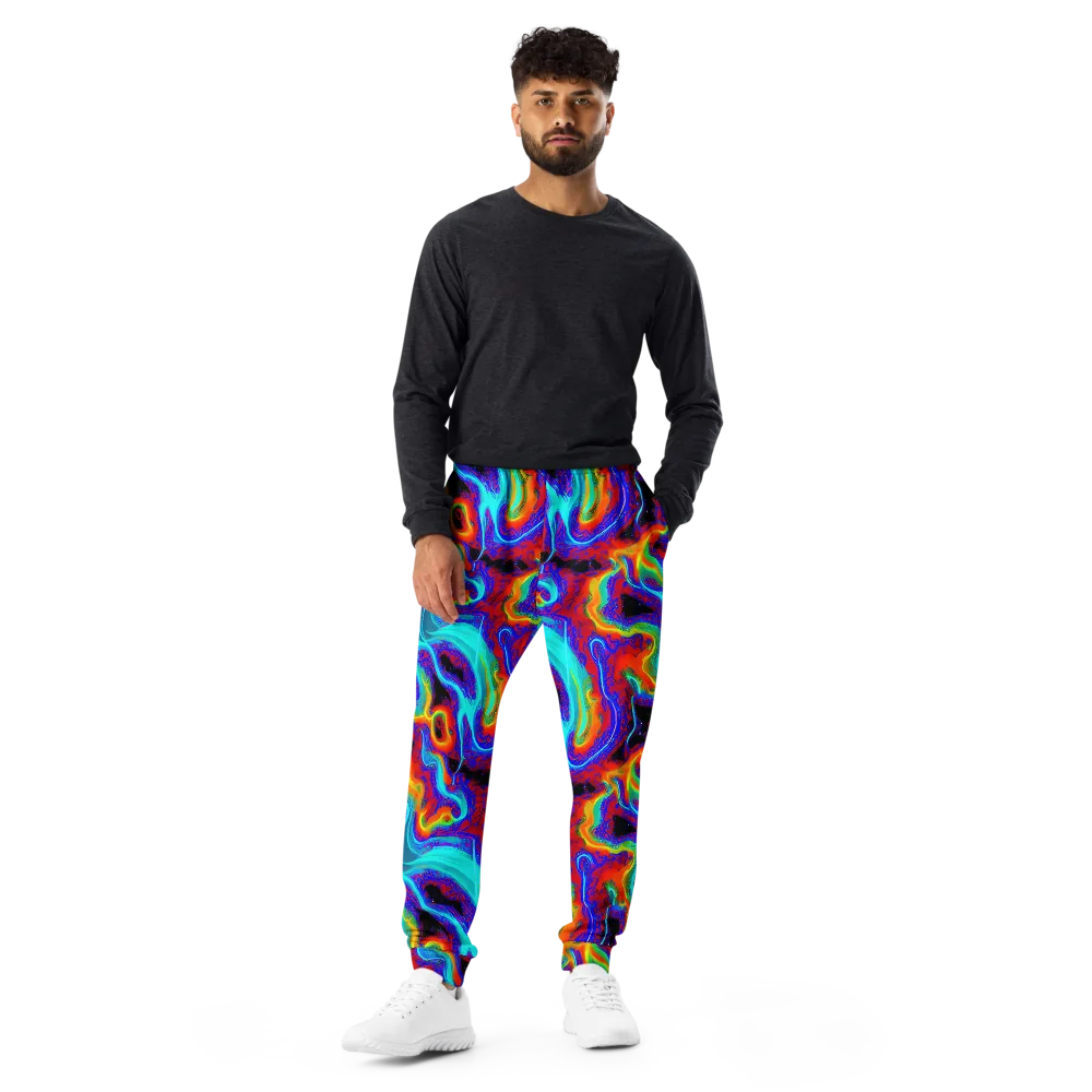Sonic Waters on Men's Joggers — Front