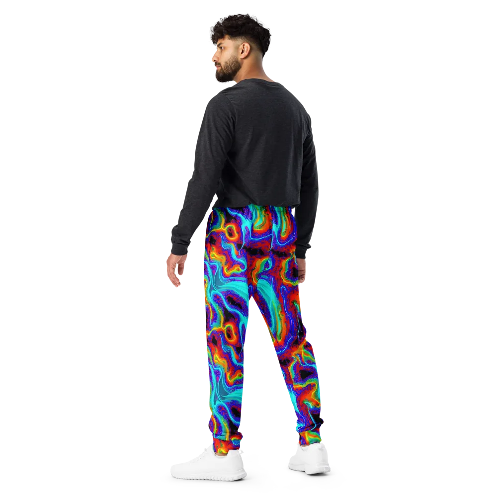 Sonic Waters on Men's Joggers — Back