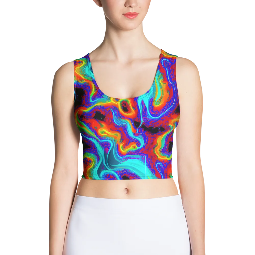Sonic Waters on Crop Top — Front