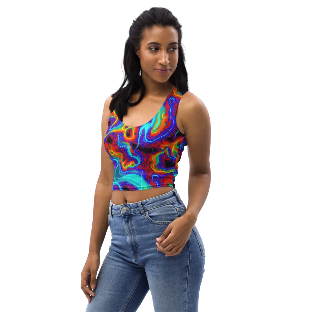 Sonic Waters on Crop Top — Left Front