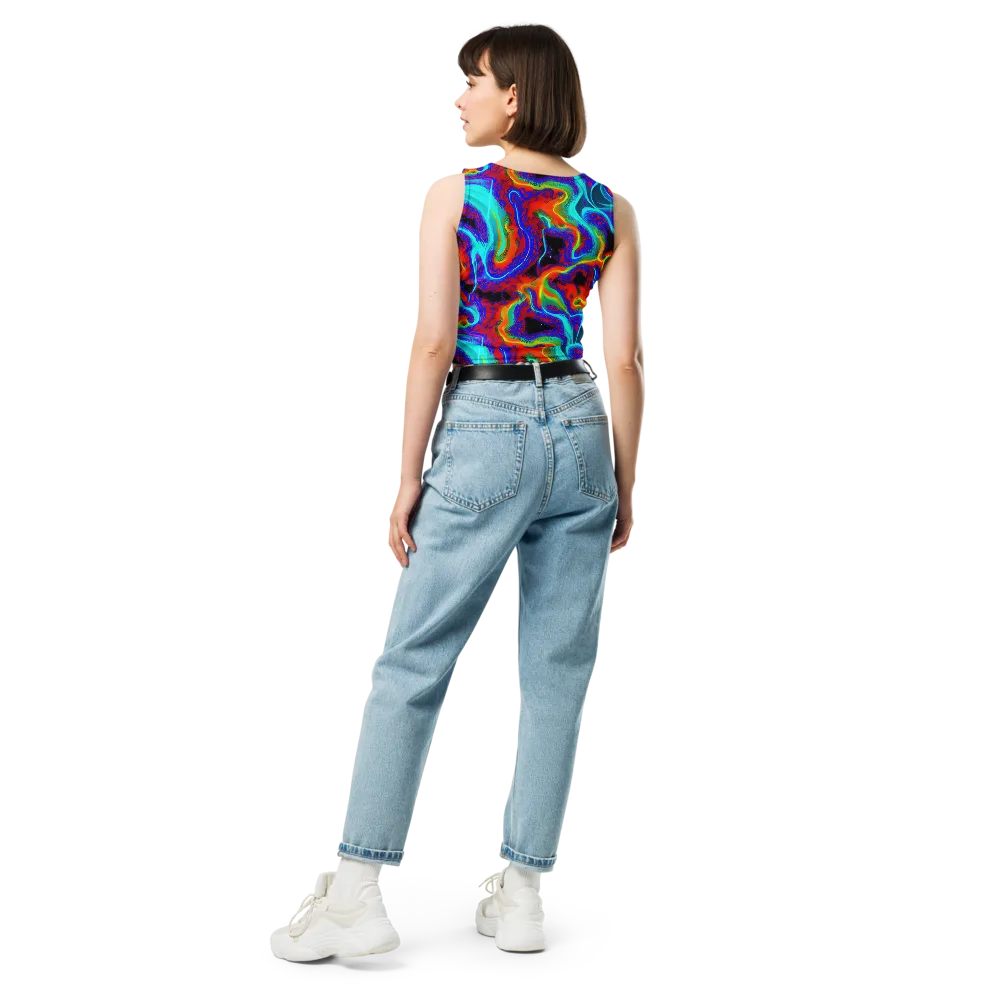 Sonic Waters on Crop Top — Back
