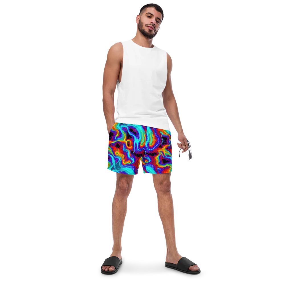 Sonic Waters on Swim Trunks — Front
