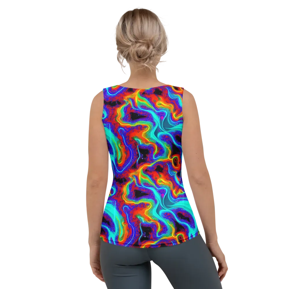 Sonic Waters on Women's Tank Top — Back