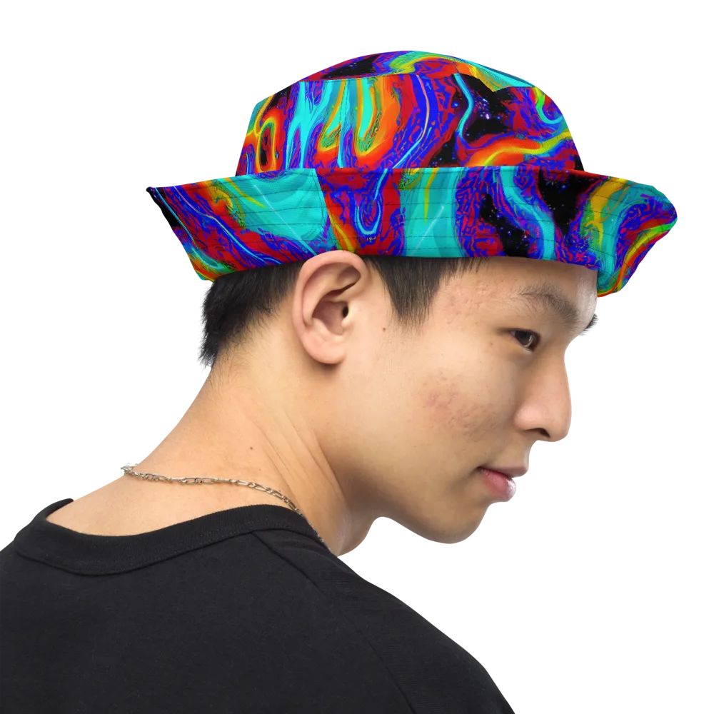 Sonic Waters on Reversible Bucket Hat — Right Outside