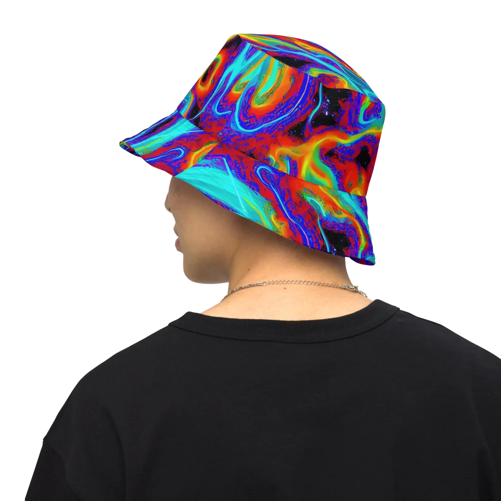 Sonic Waters on Reversible Bucket Hat — Back Inside