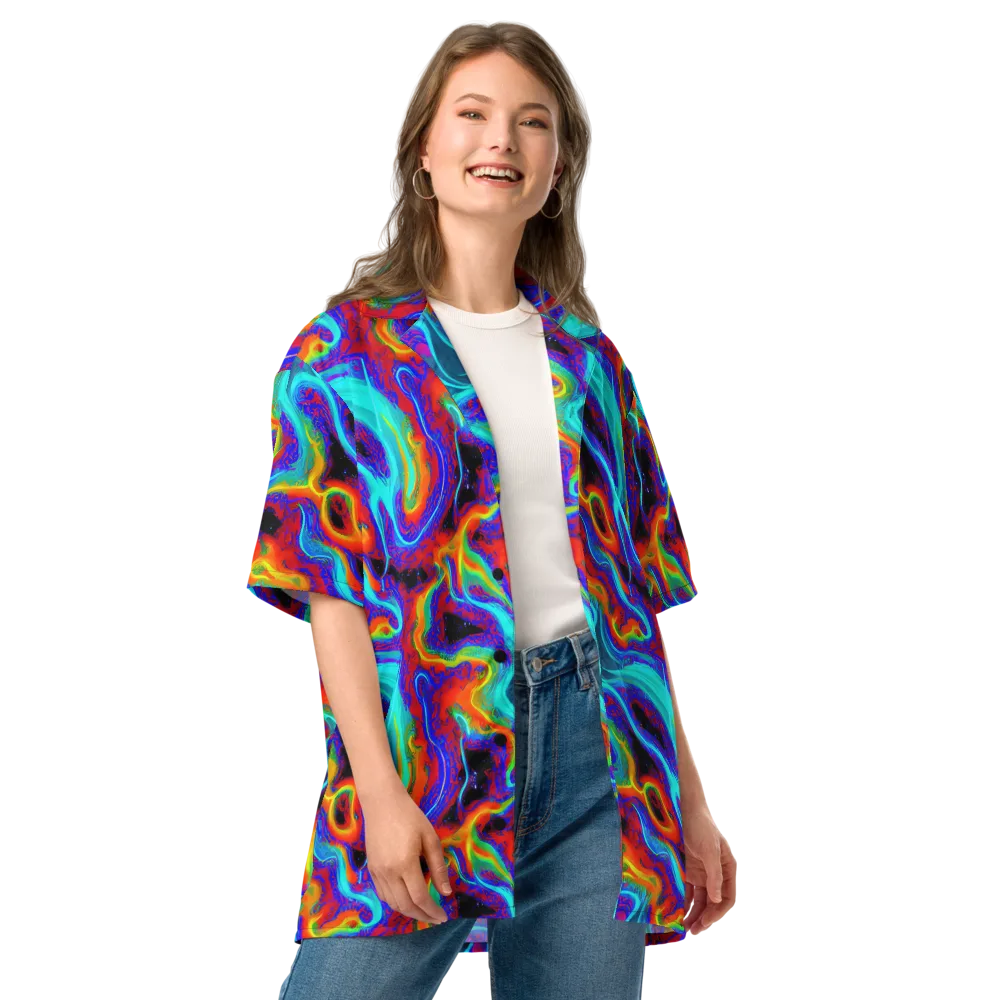 Sonic Waters on Button Shirt — Front