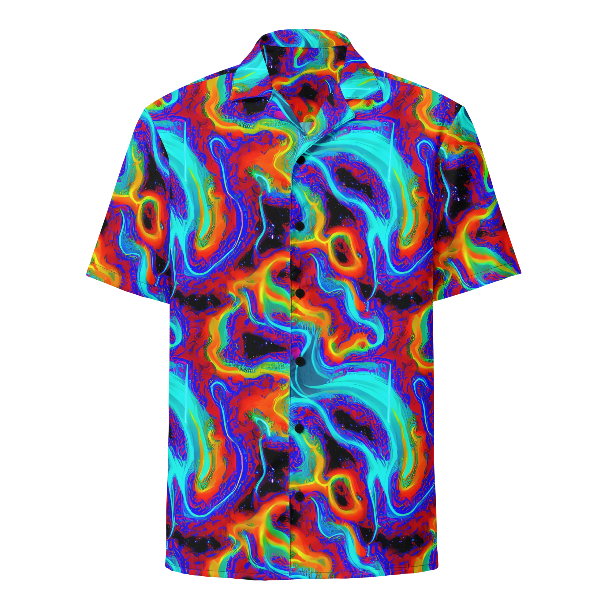 Sonic Waters on Button Shirt — Front