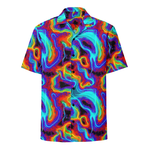 Sonic Waters on a Button Shirt