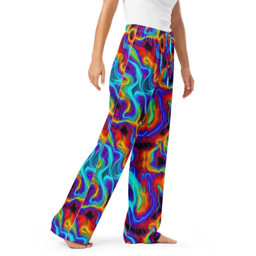 Sonic Waters on a Women's Pajama Pants