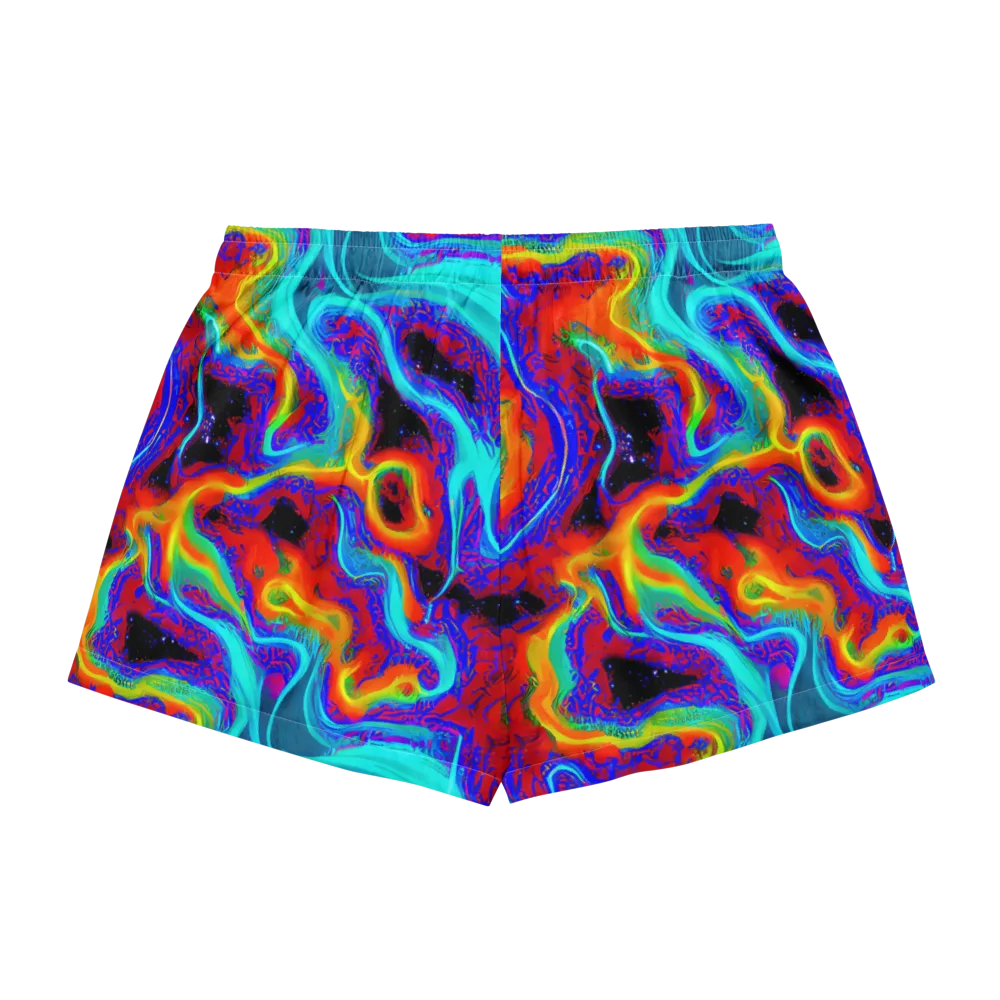 Sonic Waters on Women's Pajama Shorts — Back