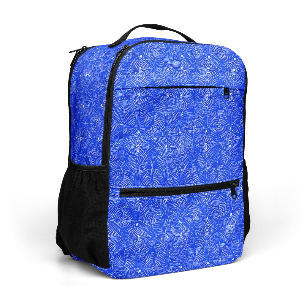 Azure Filigree on Utility Backpack — Right Front