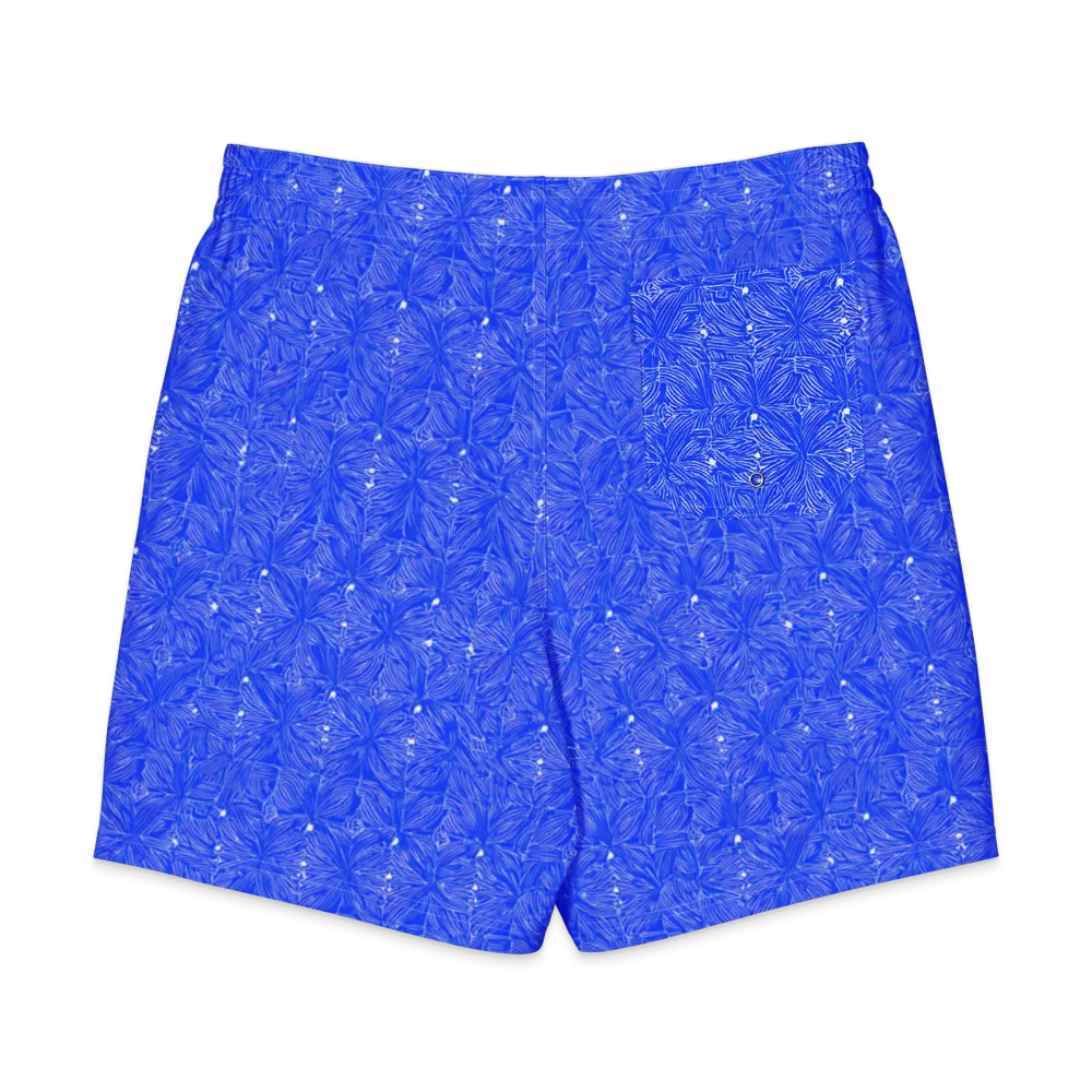 Azure Filigree on Men's Board Shorts — Back