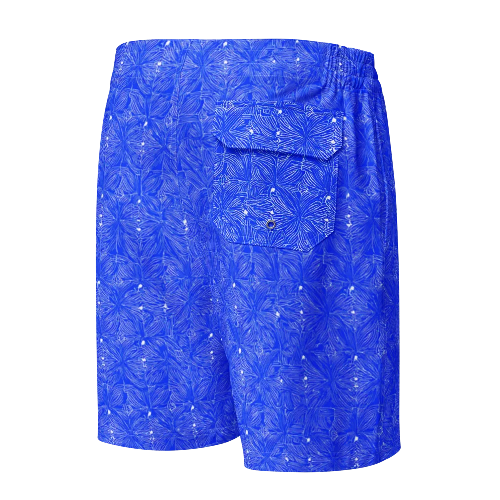 Azure Filigree on Men's Board Shorts — Back