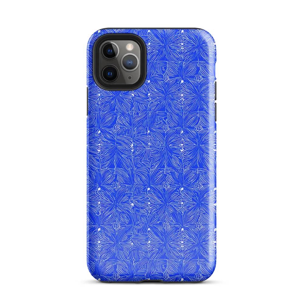 Azure Filigree on Tough Case for iPhone® — Front