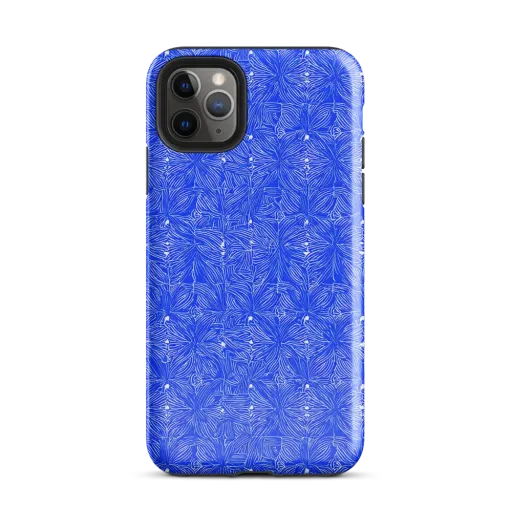 Azure Filigree on a Tough Case for iPhone®