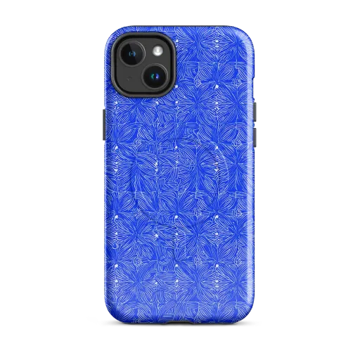 Azure Filigree on a MagSafe Tough Case for iPhone®