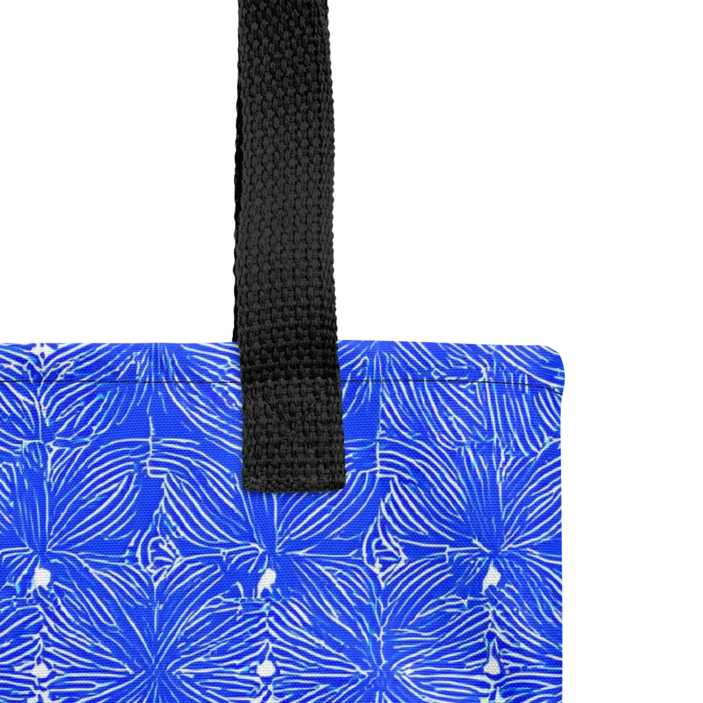 Azure Filigree on Tote Bag — Product details