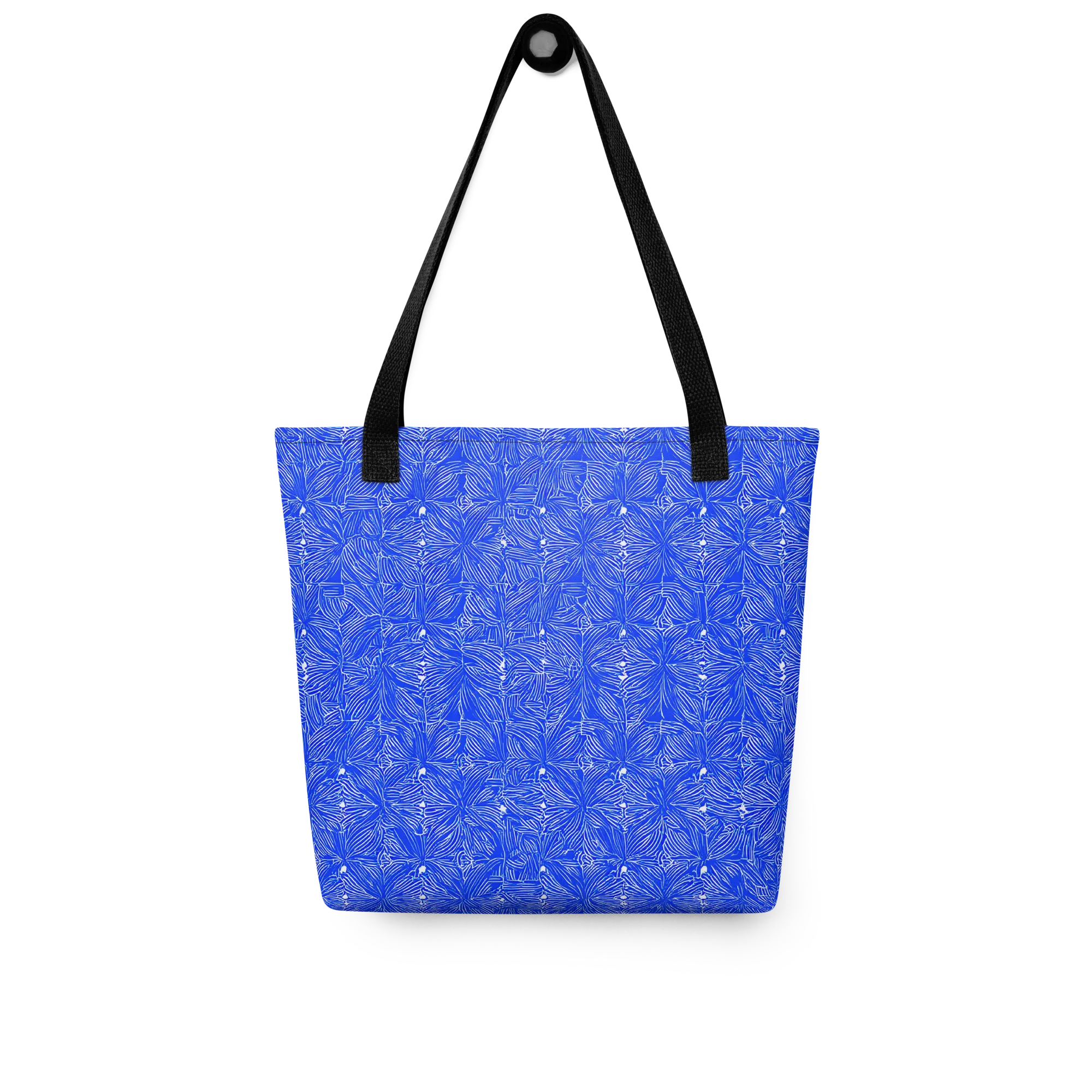 Azure Filigree on Tote Bag — Front