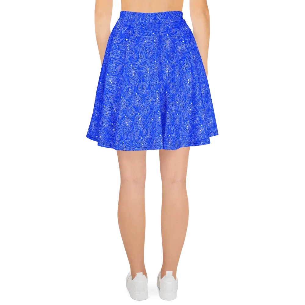 Azure Filigree on Skater Skirt — Back