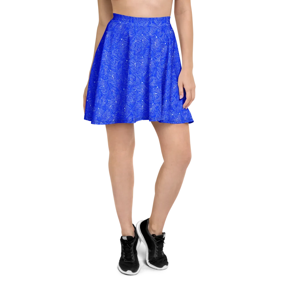 Azure Filigree on Skater Skirt — Front
