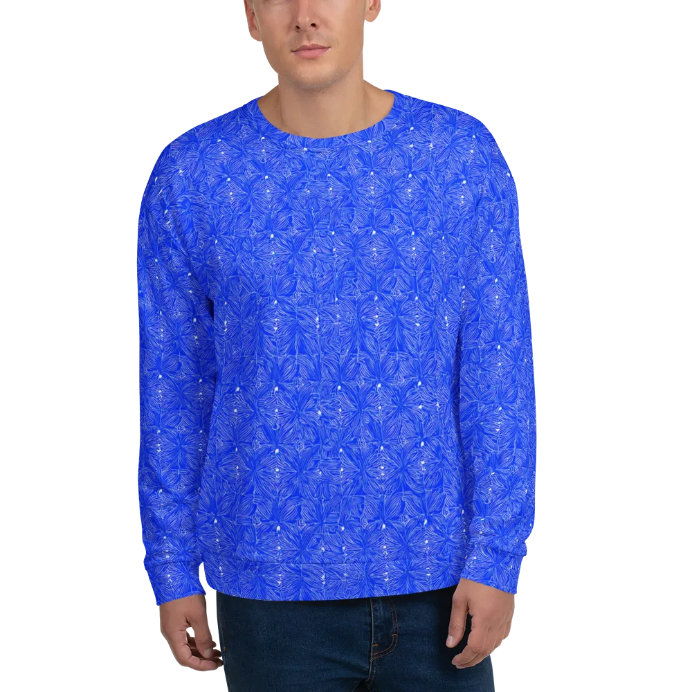 Azure Filigree on Sweatshirt — Front