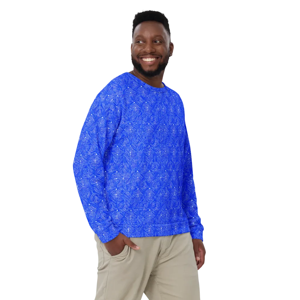 Azure Filigree on Sweatshirt — Front