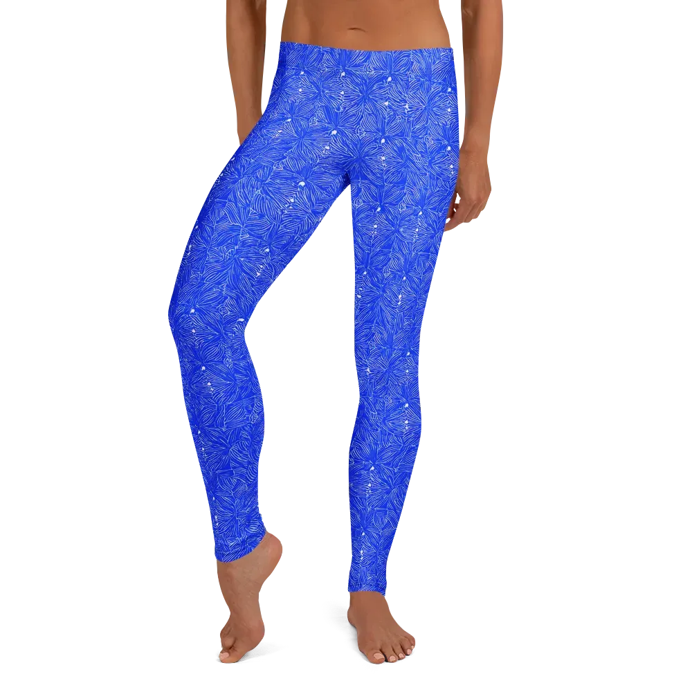 Azure Filigree on Leggings — Front