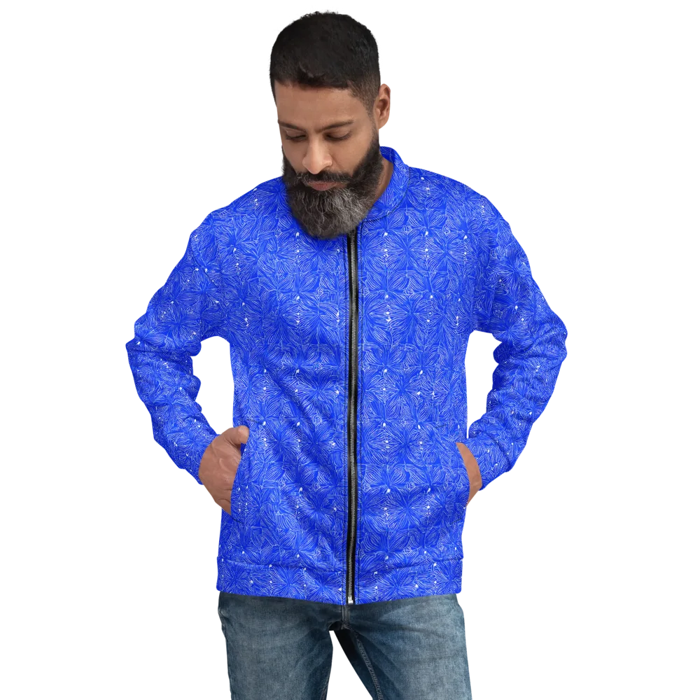 Azure Filigree on Bomber Jacket — Front