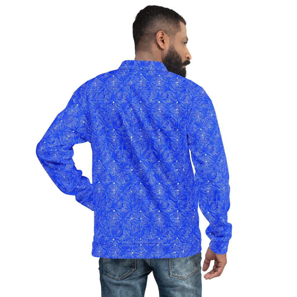 Azure Filigree on Bomber Jacket — Back